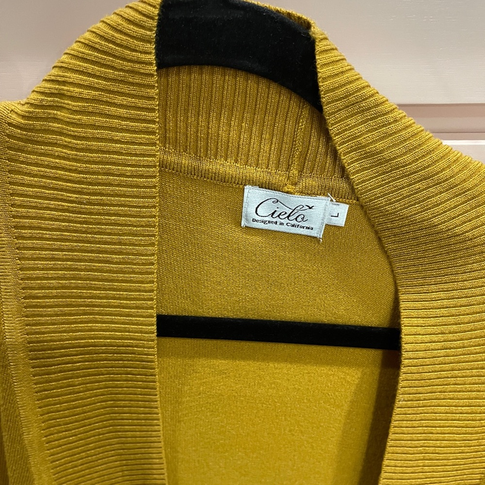 Mustard Yellow Cardigan